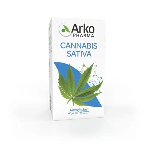 ARKOPHARMA ARKOGELULES Cannabis Sativa - 45 Capsules