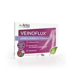 VEINOFLUX Jambes Légères Circulation & Drainage Red Vine - 30 Capsules