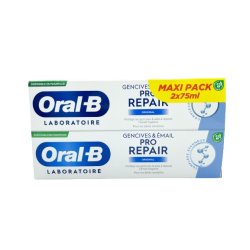 ORAL-B PRO-REPAIR GENCIVES & EMAIL ORIGINAL - Lot de 2x75ml