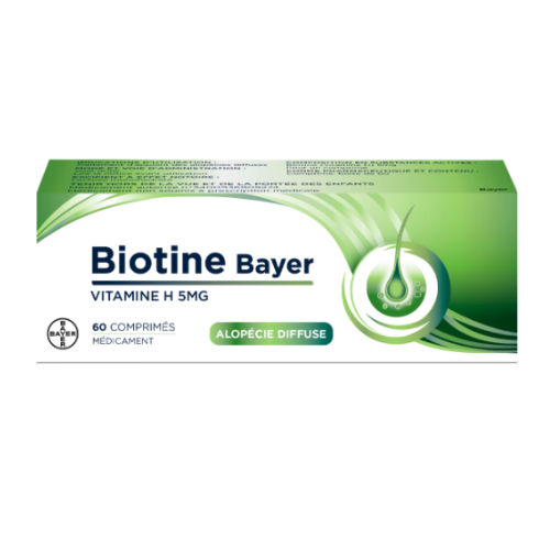 BIOTINE BAYER 5mg - 60 comprimés