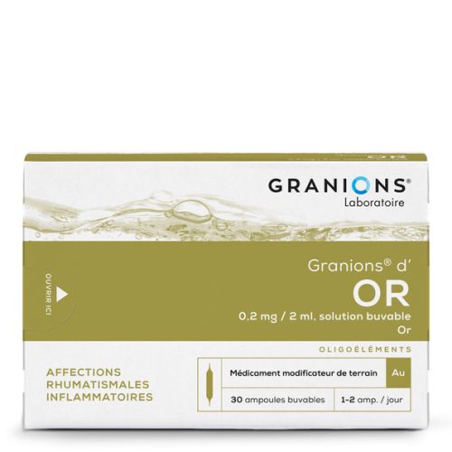 Granions d'or 0,2mg/2ml 30 ampoules