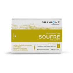 Granions de soufre 19,5mg/2ml 30 ampoules