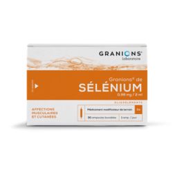 Granions de sélénium 0,96mg/2ml 30 ampoules