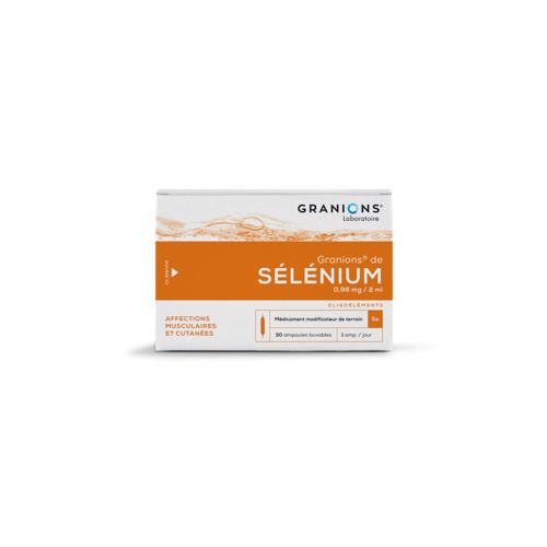 GRANIONS DE SELENIUM 0,96mg/2ml - 30 ampoules