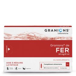 GRANIONS de FER - 30 ampoules