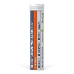 GRANIONS DÉCONTRACTANT MUSCULAIRE FORT A Croquer Arôme Pomme - 2x15 Tablets