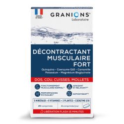 GRANIONS DECONTRACTANT MUSCULAIRE FORT - 20 Comprimés