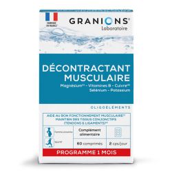 GRANIONS DÉCONTRACTANT MUSCULAIRE - 60 comprimés