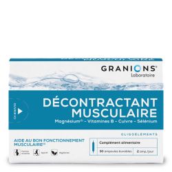 GRANIONS DÉCONTRACTANT MUSCULAIRE - 30 ampoules