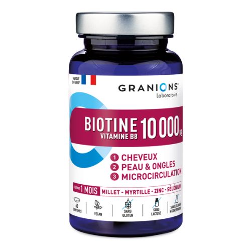 BIOTINE GRANIONS 10 000µg Vitamin B8 - 46g