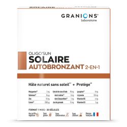 GRANIONS SOLAIRE Self Tanner 2 in 1 - 30 Capsules