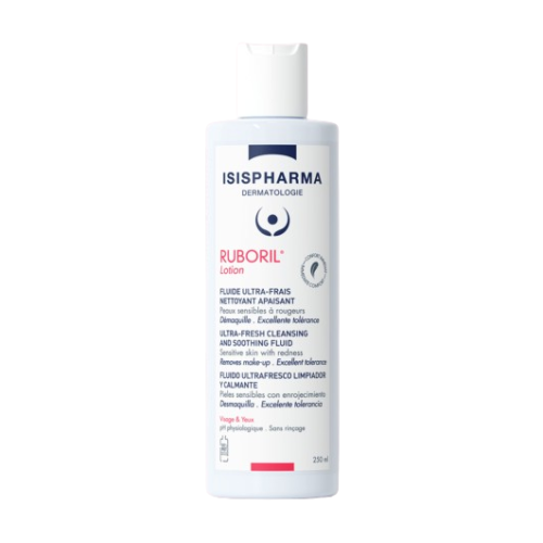 ISISPHARMA RUBORIL Lotion Fluide Ultra-Frais Nettoyant Apaisant