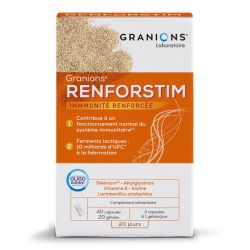 GRANIONS RENFORSTIM - 40 capsules + 20 gélules