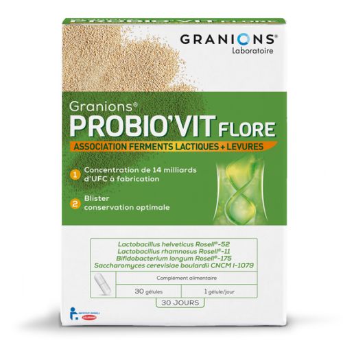 GRANIONS PROBIO'VIT FLORE - 30 gélules