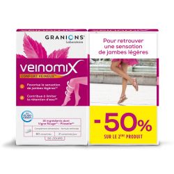 GRANIONS VEINOMIX - Lot de 2x60 Comprimés