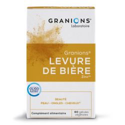 GRANIONS LEVURE DE BIERE et Zinc - 60 gélules