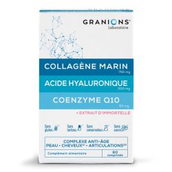 GRANIONS COLLAGENE MARIN / ACIDE HYALURONIQUE / COENZYME Q10 - 60 comprimés