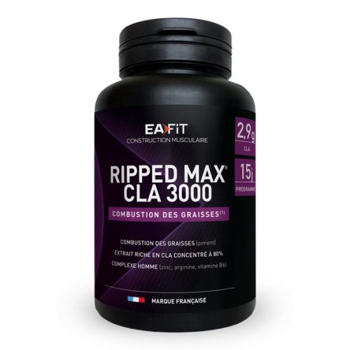 EAFIT RIPPED MAX CLA 3000 Combustion Des Graisses -60 Capsules