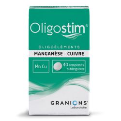 OLIGOSTIM MANGANESE CUIVRE, 40 comprimés