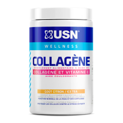 USN WELLNESS COLLAGÈNE Goût Citron Ice Tea - 300g