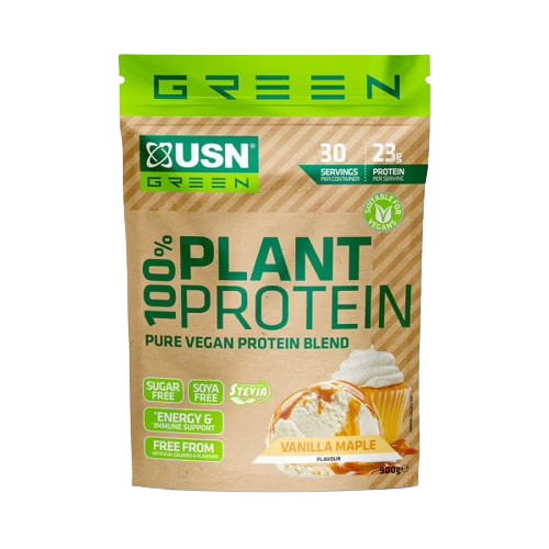 USN GREEN PLANT 100% PROTEIN Goût Vanille Érable - 900g