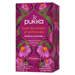 PUKKA INFUSION TENDRESSE HIVERNALE Baie de Sureau et Échinacée